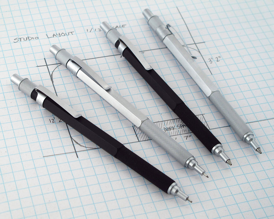 HEX-O-MATIC - Silver Ballpoint