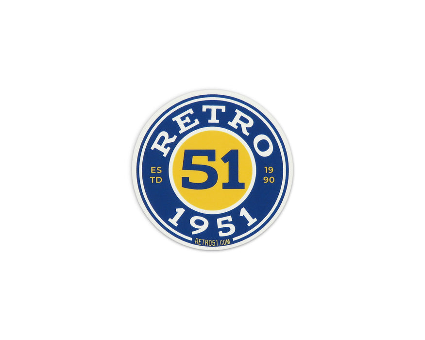 Retro51 Badge Sticker