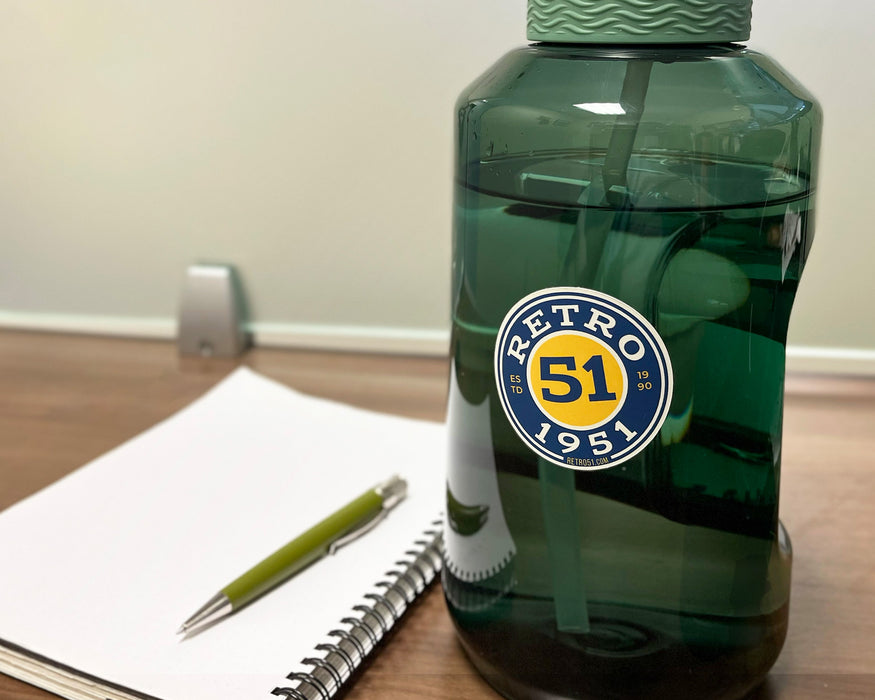 Retro51 Badge Sticker