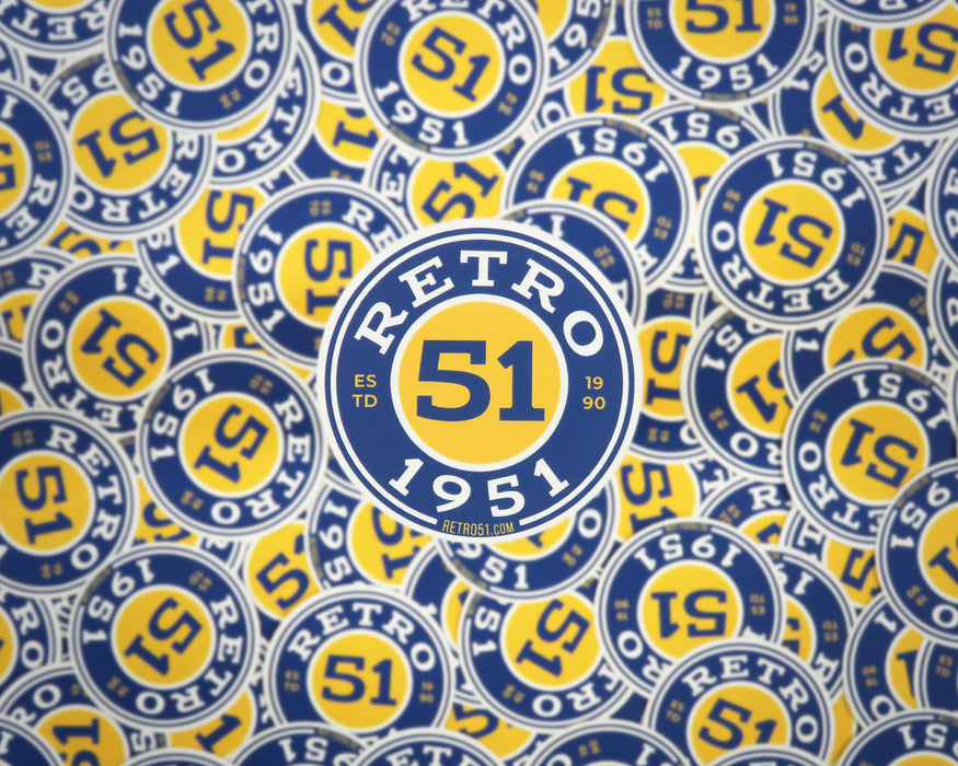 Retro51 Badge Sticker