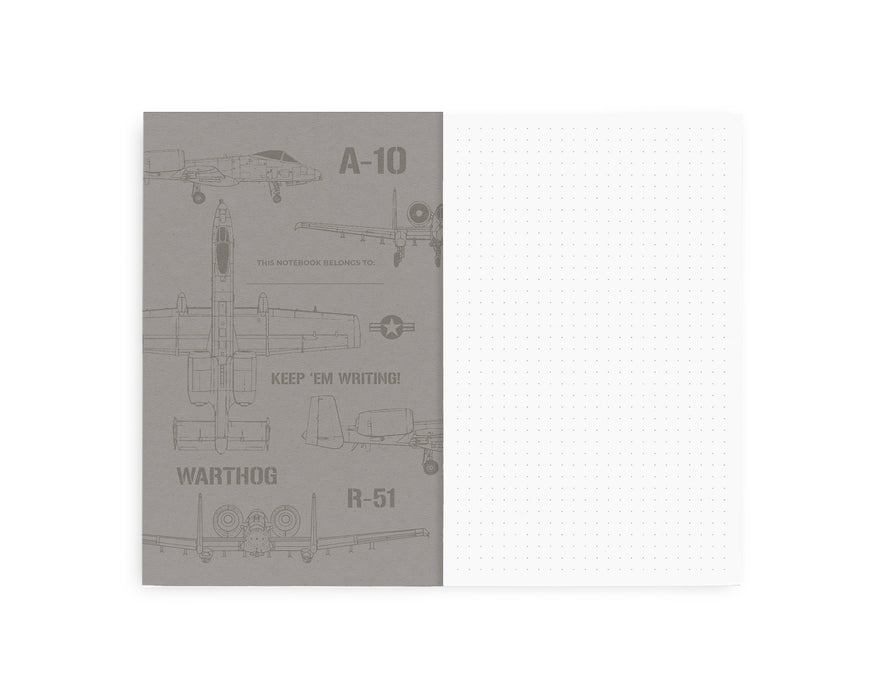 A-10 Warthog Pocket Notebook