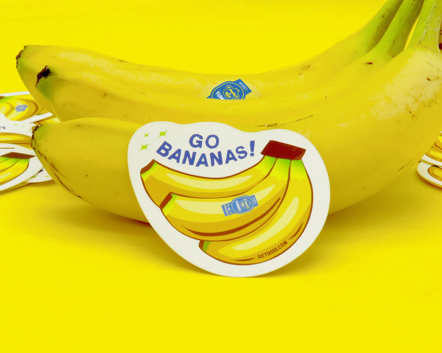 'Go Bananas' Sticker