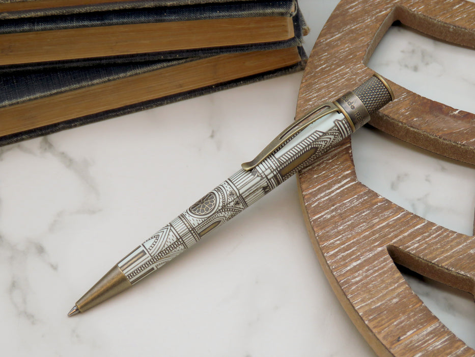 Tornado™ Vintage Metalsmith - Cathedral Rollerball Pen