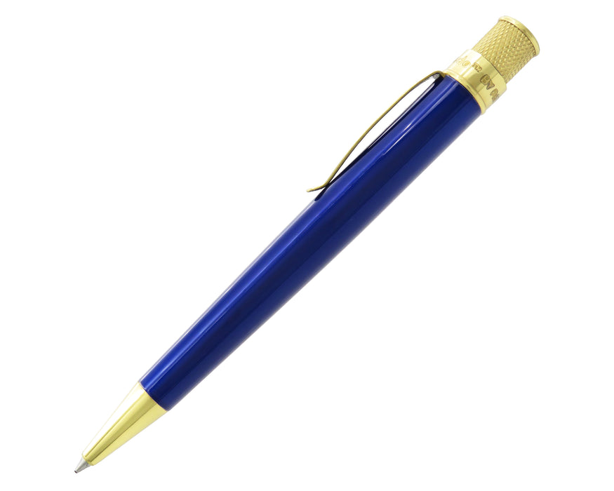 Tornado™ Brass Classic - Rollerball azul verdadero