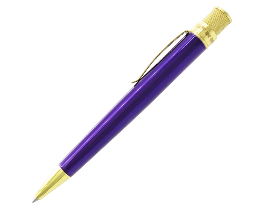 Tornado™ Brass Classic - Purple Rollerball