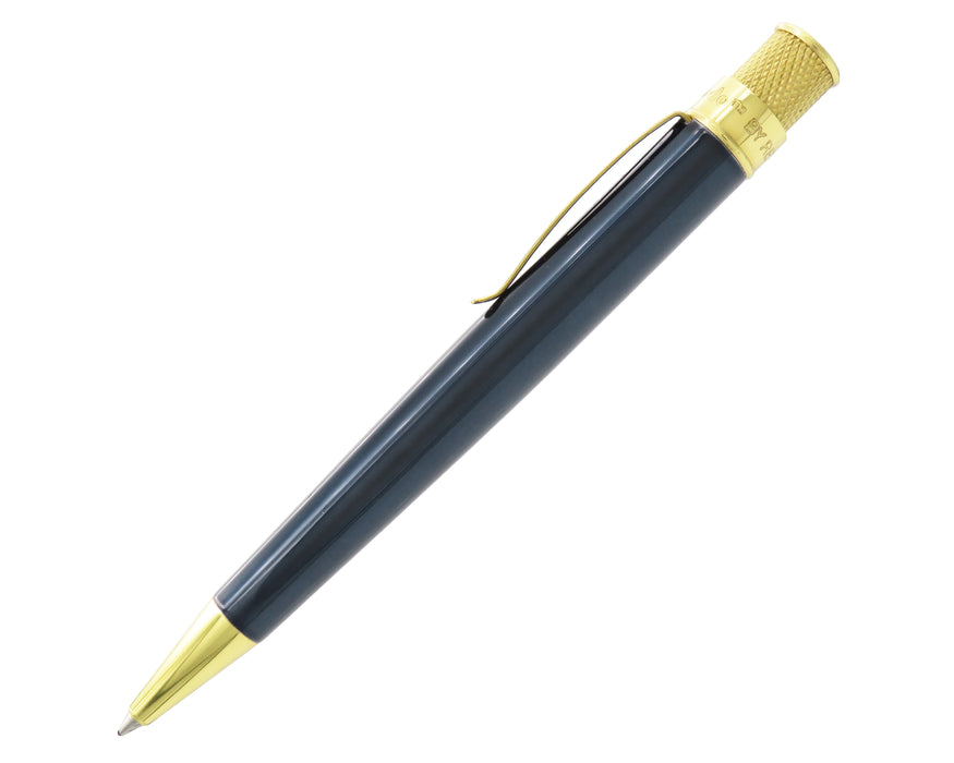 Tornado™ Brass Classic - Rollerball azul hielo