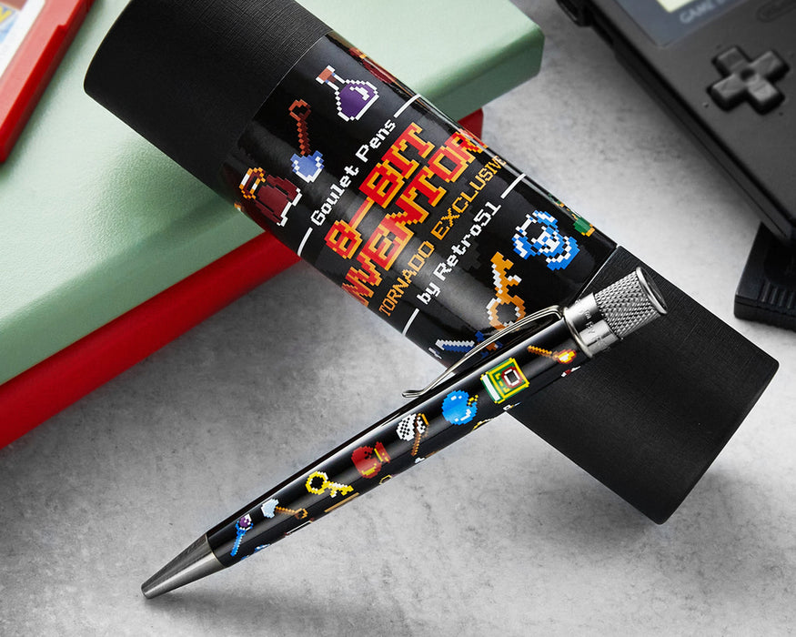 Bolígrafos Goulet - Rollerball de inventario de 8 bits