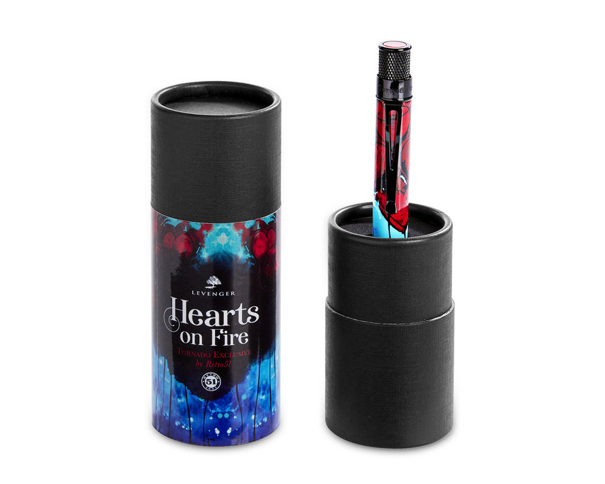 Levenger - Corazones en llamas Rollerball