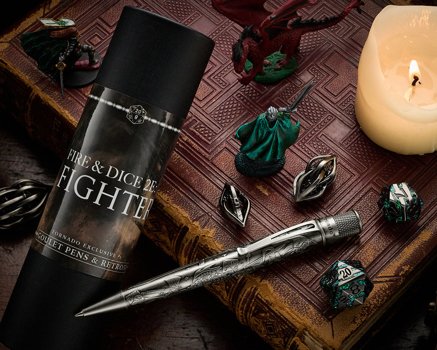 Goulet Pens - Fire & Dice 2E: Fighter Rollerball