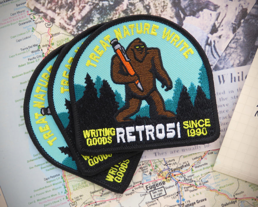 'Treat Nature Write' Patch